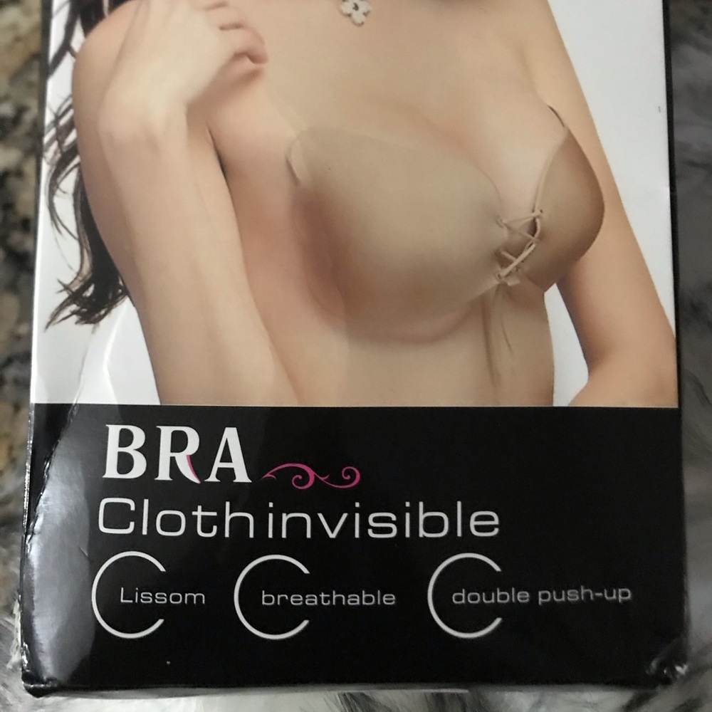 NIB invisible push up bra